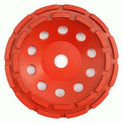 YATO Diamond grinding cup wheel 180mm diameter 22.2mm bore for concrete and stone grinding with 5.0x7.5mm segments YT-6031