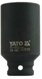 YATO 1/2" Drive 29mm Deep Impact Socket, 6-Point YT-1049