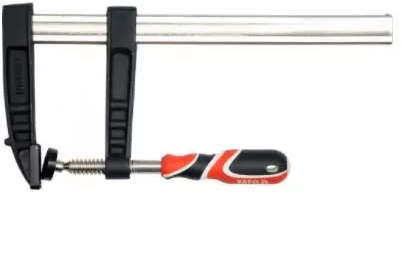 YATO F-style woodworking clamp 80x500 mm with wooden handle and cast iron jaws YT-6448