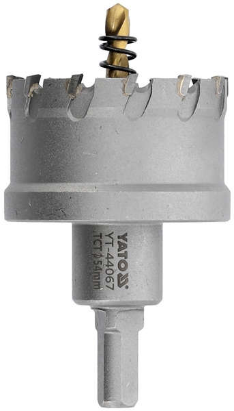 YATO Tungsten Carbide Tipped (TCT) Hole Saw for Metal 54mm YT-44067