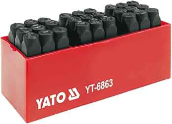 YATO LETTER STAMPS 27PCS YT-6863