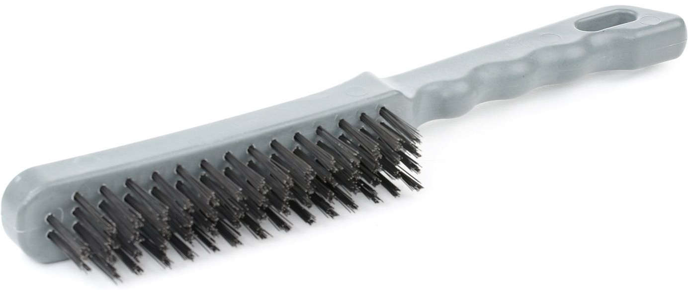 YATO Wire Brush 4-Row with Plastic Handle YT-6354