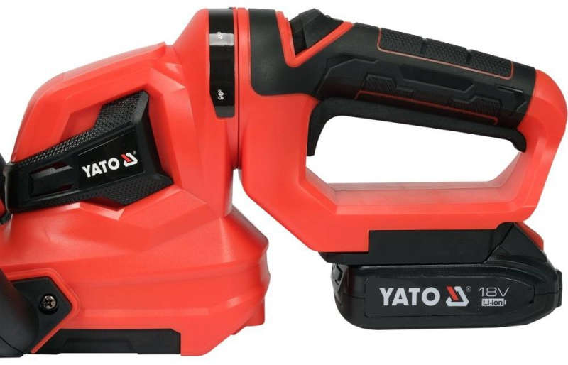 YATO 45 cm 18V Cordless Hedge Trimmer with 2Ah Battery and Charger YT-828331