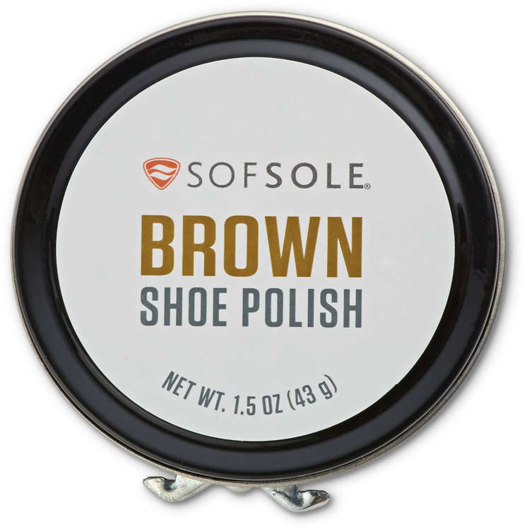 Sofsole Shoe Polish 1.5 oz. Brown 1000682