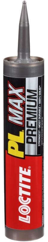 Ace PL Max Premium Construction Adhesive 9 oz. Indoor/Outdoor Dark Gray 1003471