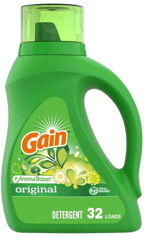 Gain Laundry Detergent Liquid 46 oz. 32 Loads Original Scent +Aroma Boost 1004569