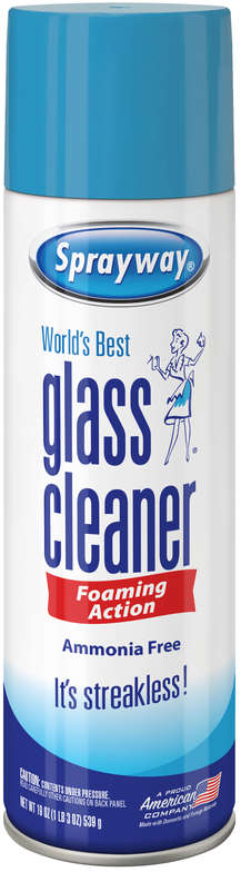 Sprayway Glass Cleaner 19 oz. Foaming Action Ammonia Free Streakless 1005412