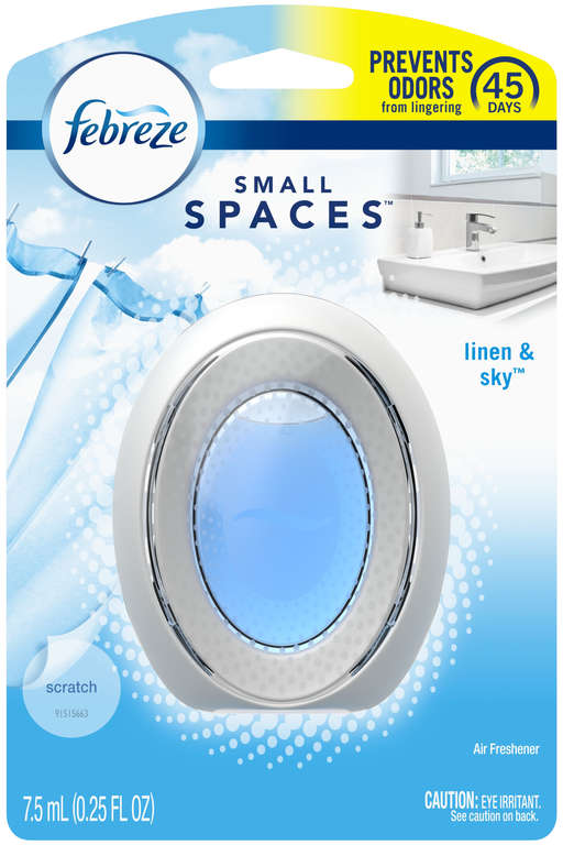 Febreze Small Spaces Air Freshener 0.25 oz. Linen & Sky 1006266