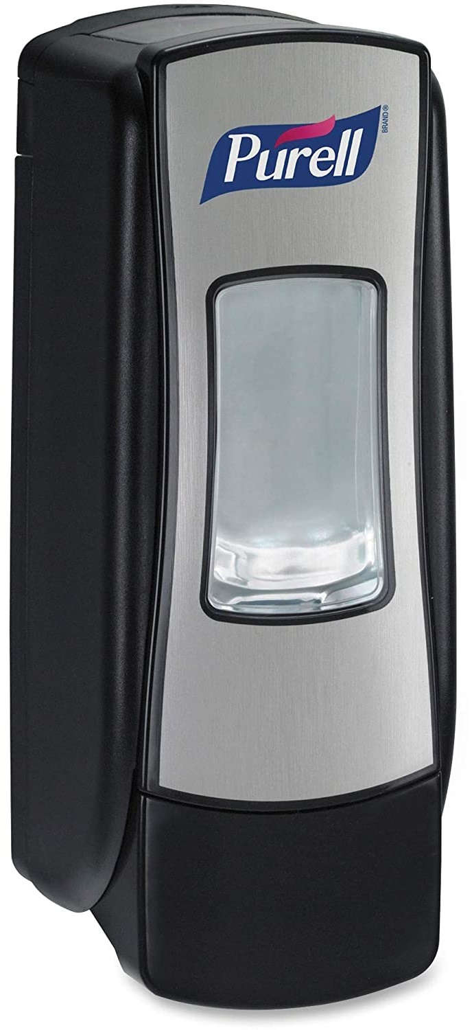 Purell ADX-7 Hand Sanitizer Dispenser 700 ml Push-Style Chrome/Black 10100049