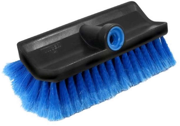 Unger Multi-Angle Wash Brush 10 inch Soft Polypropylene Bristles Blue 1025286