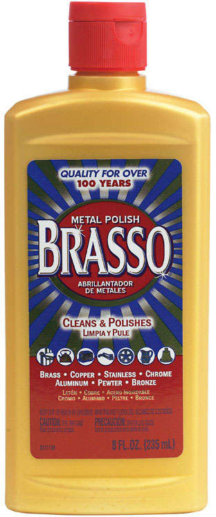Brasso Metal Polish 8 oz. Cleans & Polishes 10339