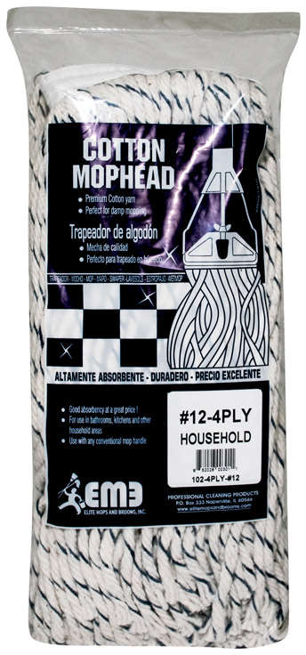 Elite #12 Cutend Mop Head 4-Ply Cotton 10469