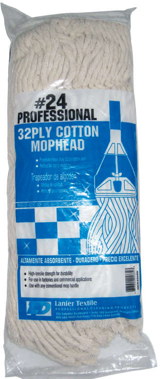 Elite #24 Cutend Mop Head 32-Ply Cotton 10476