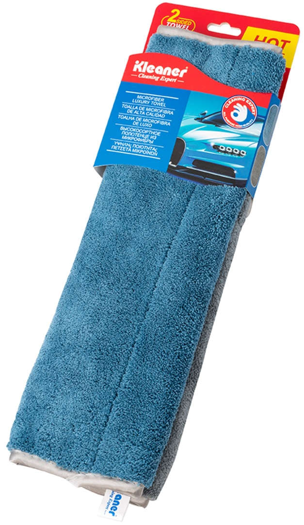 Kleaner Microfiber Luxury Towel 45 x 40 cm Double Sided Towel Assorted Colors 10500018