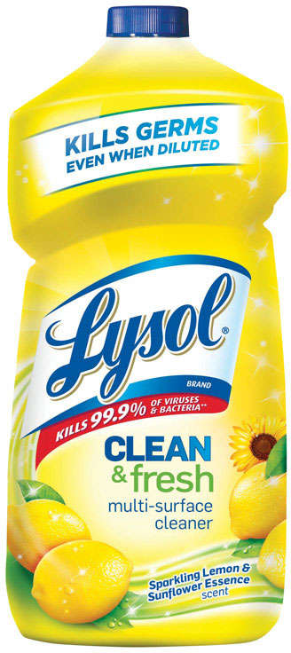 Lysol Clean And Fresh 40 Oz. Lemon & Sunflower Scent Multi-Surface Cleaner 1061027