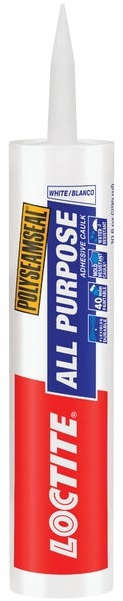 Loctite Polyseamseal All Purpose Adhesive Caulk 10.0 oz. Paintable Mold/Water Resistant White 12075