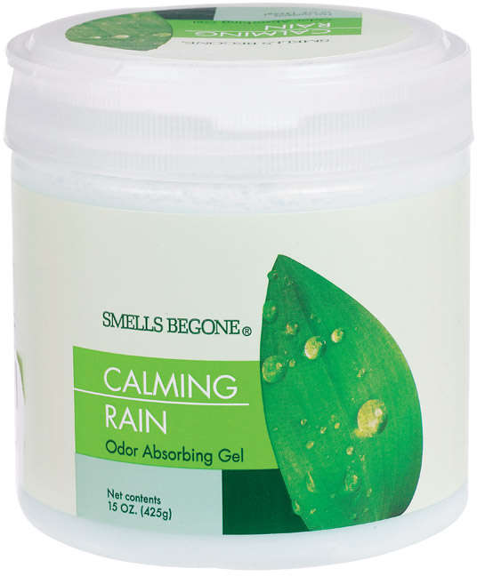 Smells Begone 15 Oz. Calming Rain Scent Odor Absorbing Gel 1260967