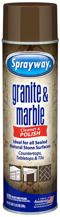 Sprayway Granite & Marble Cleaner & Polish 19 oz. 1365345