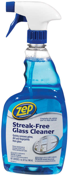 Zep Commercial Glass Cleaner 32 oz Streak-Free No Scent 1452333