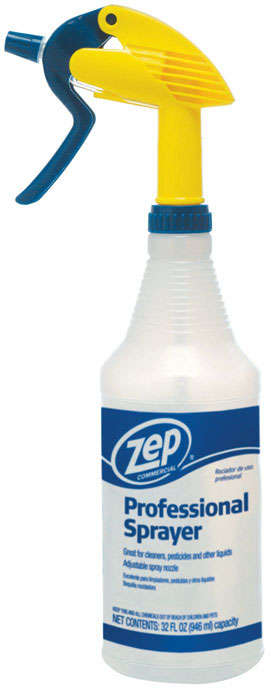 Zep Professional Sprayer 32 oz Plastic White/Blue 1461755