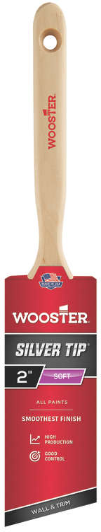Wooster Silver Tip 2 inch Angle Paint Brush 1485796