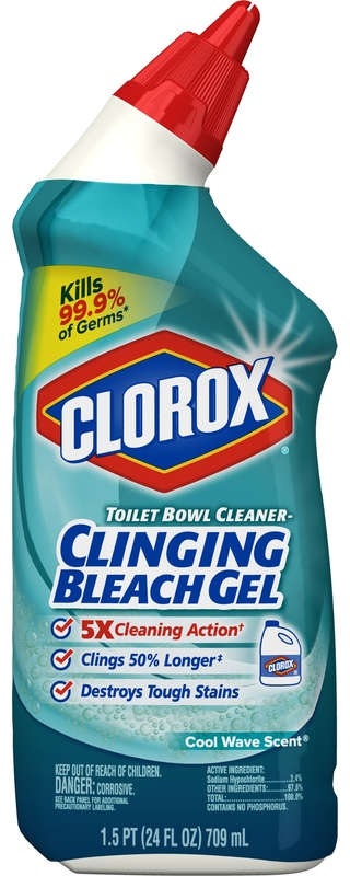 Clorox Toilet Bowl Cleaner 24 oz. Gel Cool Wave Scent 1605468