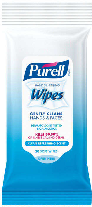 Ace Hand Sanitizing Wipes Pack of 20 Soft Wipes Fresh Scent Non-Alcohol 1820786
