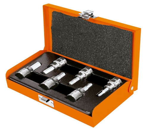 TRUPER 6-Pc Metric Hex Bit Socket Set 3/8 inch Drive 20300058