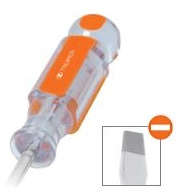 TRUPER 5/16 inch x 10 inch Slotted Screwdriver Acetate Handle 20300099