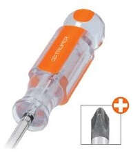 TRUPER 3/16 inch x 6 inch Phillips Screwdriver Acetate Handle 20300107