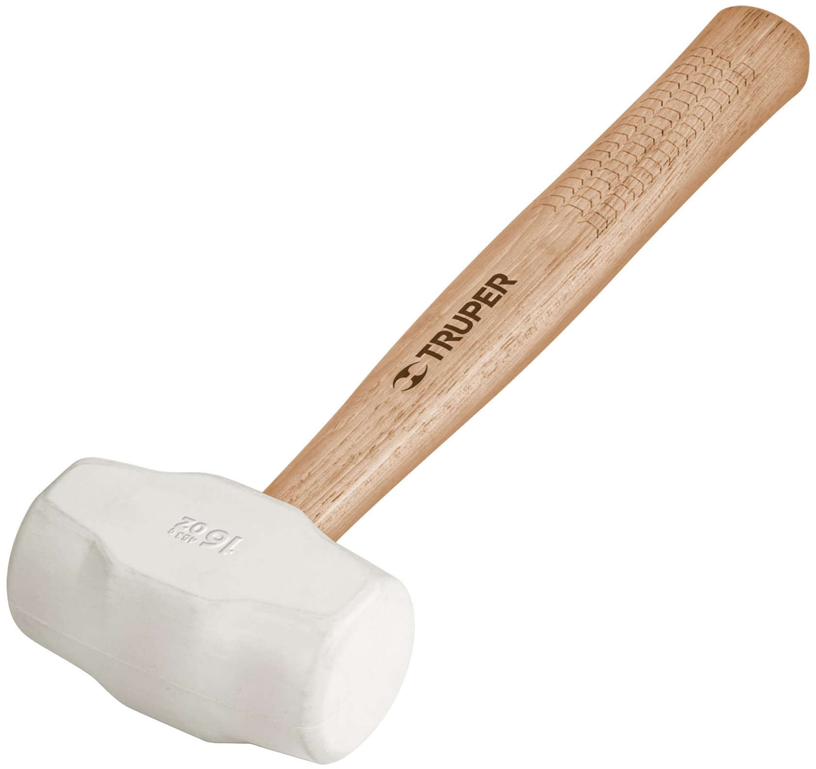 TRUPER 16 oz Rubber Mallet White 20300231