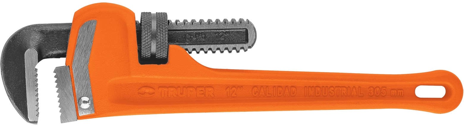 TRUPER 12 inch Pipe Wrench Adjustable Chrome-Molybdenum Steel Jaw 20300661