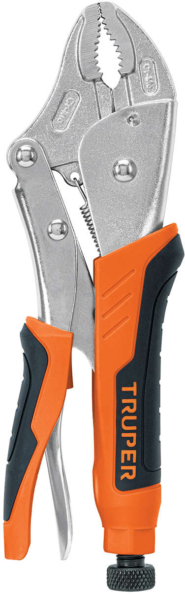 TRUPER 10 inch Locking Plier Curved Jaws Chrome Vanadium Steel 20300663