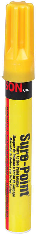 C.H. Hanson Paint Marker Sure Point 1/2 In. X 6 In. Medium Yellow 2110427