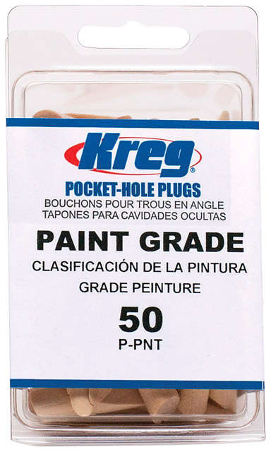 Kreg Paint Grade Wood Plugs 50 Wood 2217461