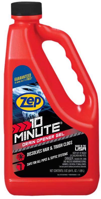 Ace 10-Minute Drain Opener Gel 1.89 Ltrs Dissolves Hair & Tough Clogs Safe For All Pipes & Septic Systems 4011797