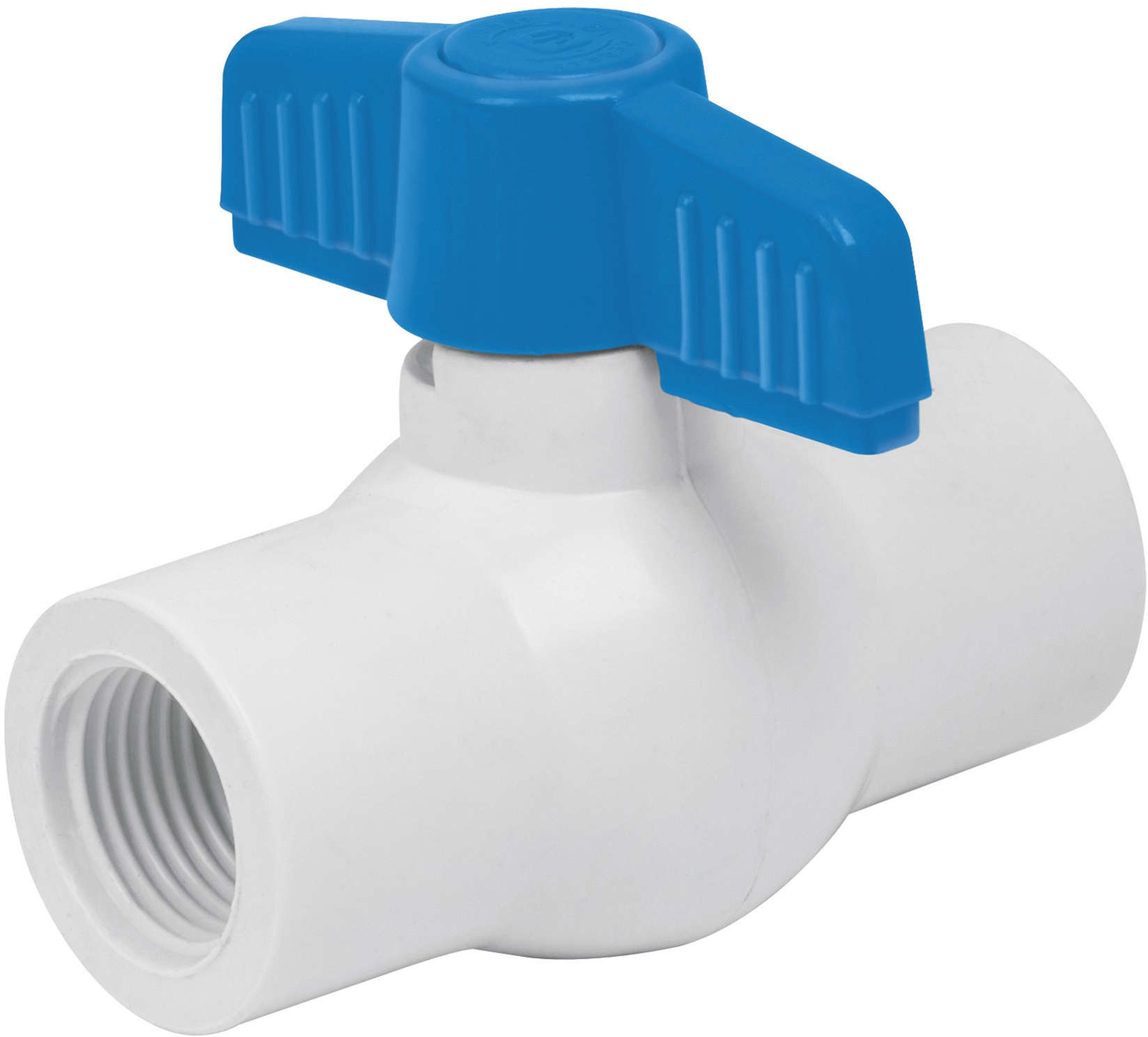 Foset PVC Threaded Ball Valve 1/2 inch Max Pressure 150 PSI White 40300026