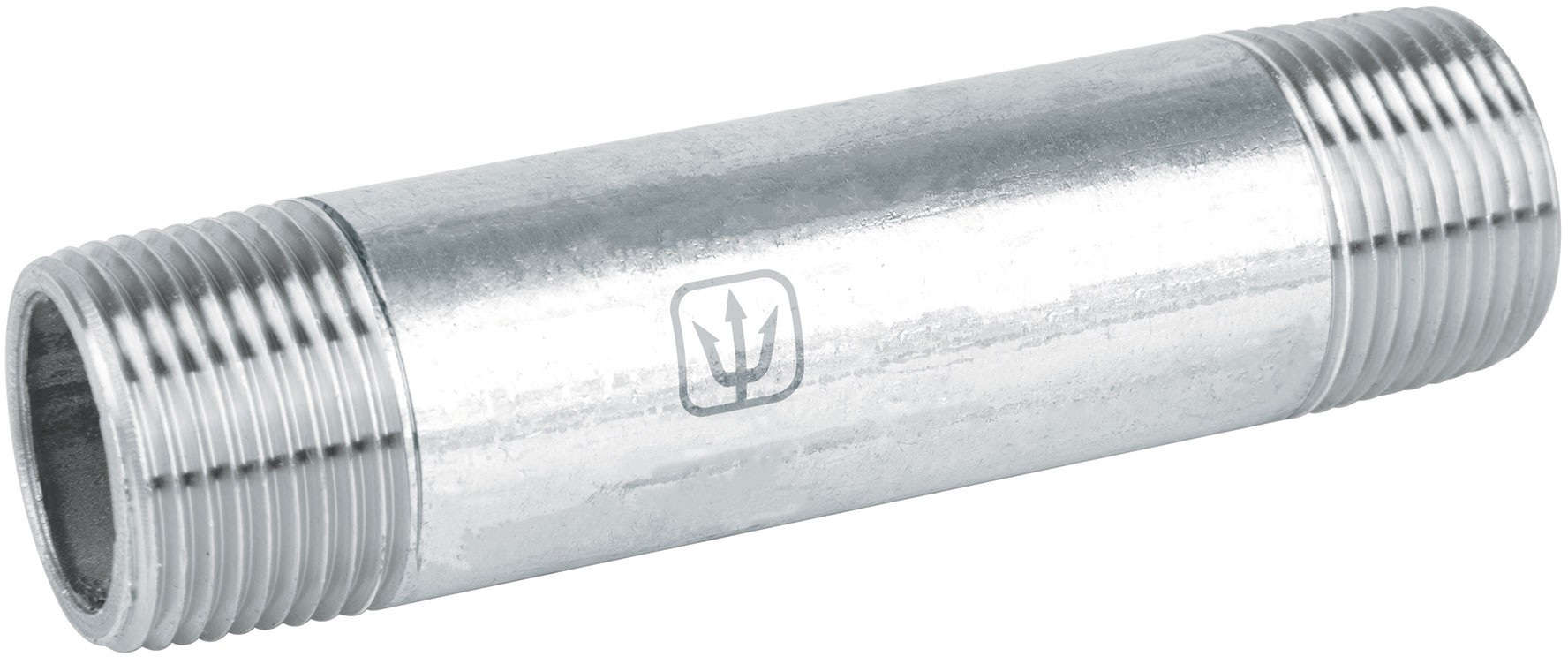 Foset Galvanized Steel Nipples 3/4 inch x 4 inch 40300045