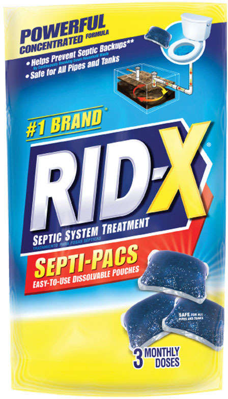 Rid-X Pacs Septic Treatment 3 pk 4494142