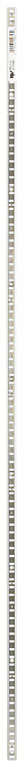 Knape & Vogt Shelf Pilaster 13/16 In. X 48 In. 48 In. 19 Ga 1/2 In. Steel Zinc Plated Bulk 50804
