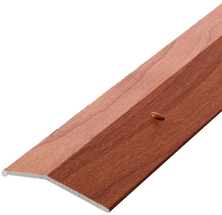Ace Aluminum Carpet Trim 1.38 inch x 36 inch Cherry Finish Indoor 5436969