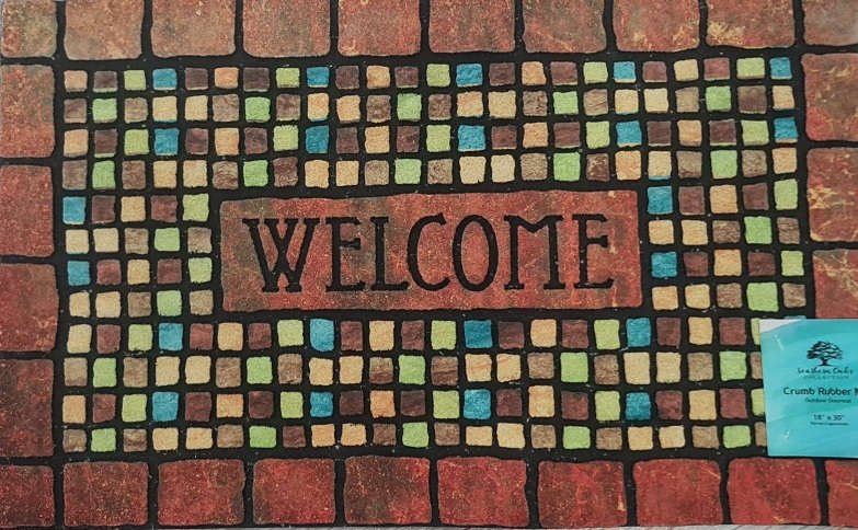 Sports Licensing Solutions Door Mat 30 inch x 18 inch Multicolored Terra Cotta Indoor/Outdoor 6005970