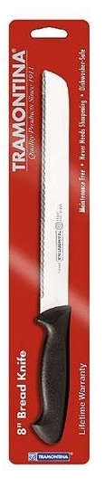ترامونتينا سكين خبز ديامانت إيفرشارب من الفولاذ المقاوم للصدأ مقاس 8 انش 60100105