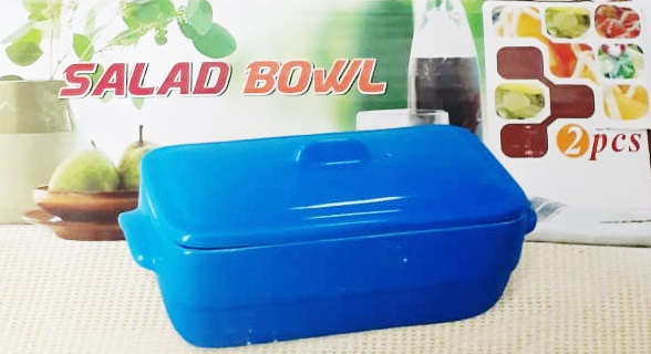 Ace Salad Bowl with Cover Rectangular Assorted Color 60500336
