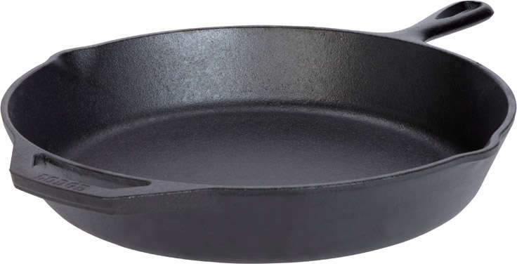 Lodge 12 In. W Cast Iron Skillet 6102982