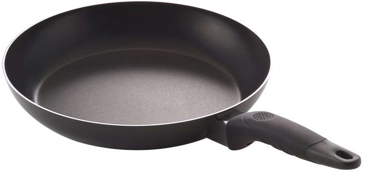 Mirro Get-A-Grip Saute Pan 8 inch Dia Aluminum Non-Stick Black 62026
