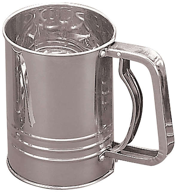 Fox Run 4 In. W Silver Flour Sifter 6236806