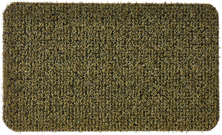 GrassWorx Flair Medium Urban Green Polyethylene Nonslip Door Mat 30 in. L x 18 in. W 6564819