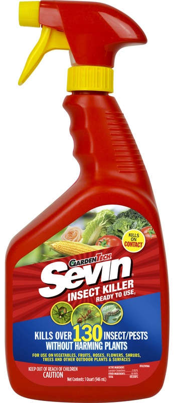 GardenTech Sevin Plants Insect Killer 1 Quarts Ready To Use Killes Over 130 Insects/Pests Without Harming Plants 7025412