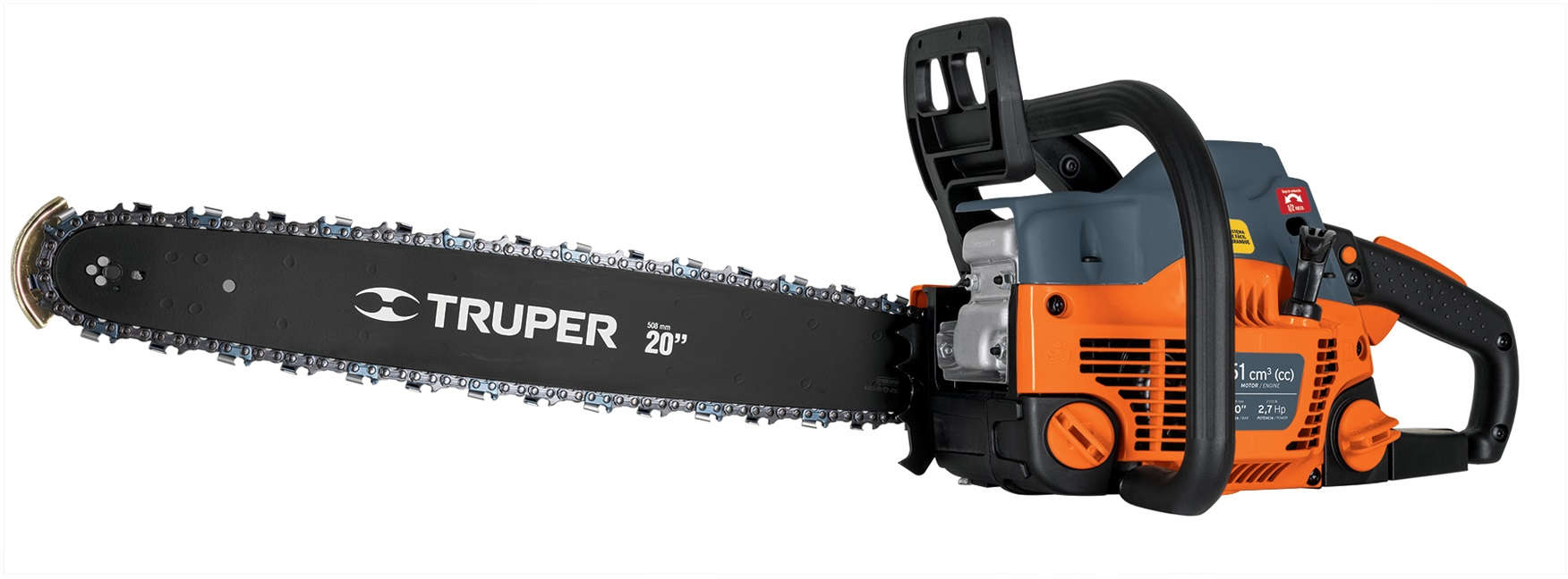 TRUPER 20 inch Gasoline Chainsaw 51 cc 2-Stroke 70300162